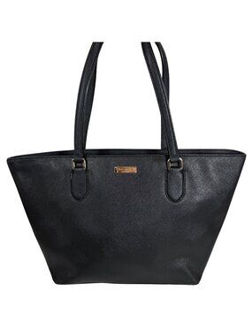 Kate Spade NY Laurel Way Black Saffiano Leather Medium Dally Tote Discontinued